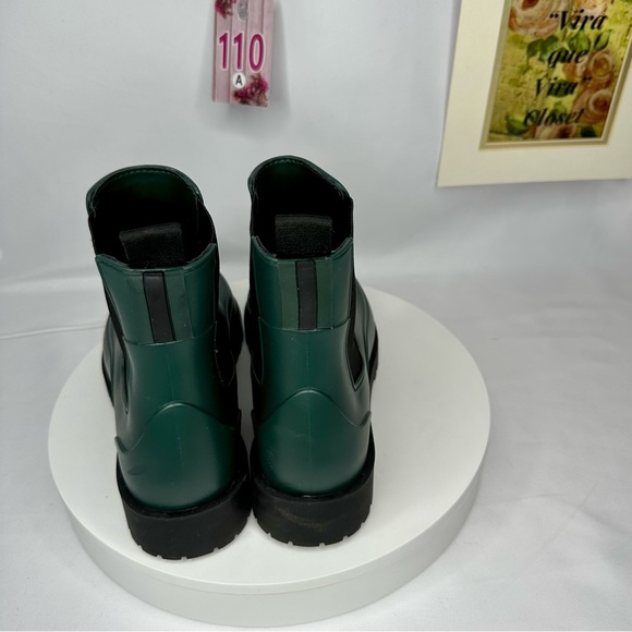 NW/OT Bernardo Addison Chelsea Rain Boot Royal Pine Size 11 - Picture 2 of 11